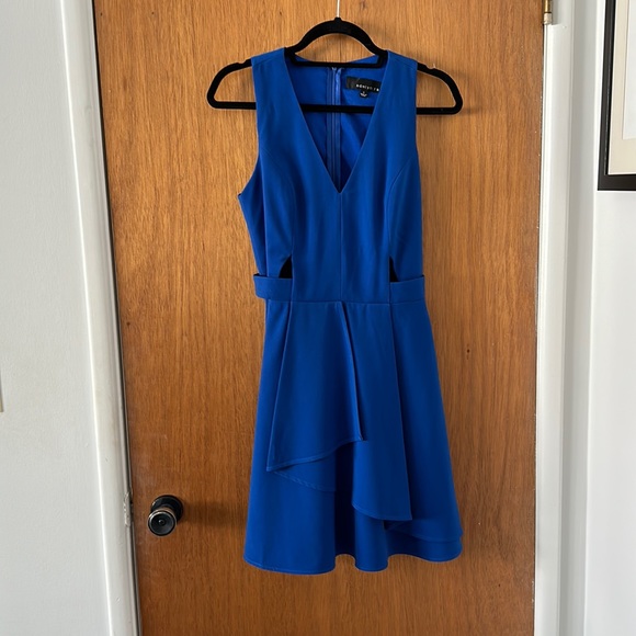 Adeline Rae Royal Blue Dress with Cut Outs - Picture 1 of 6